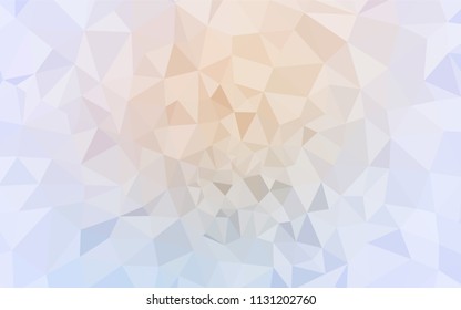 Light Purple vector abstract polygonal pattern. Creative illustration in halftone style with triangles. Triangular pattern for your design.
