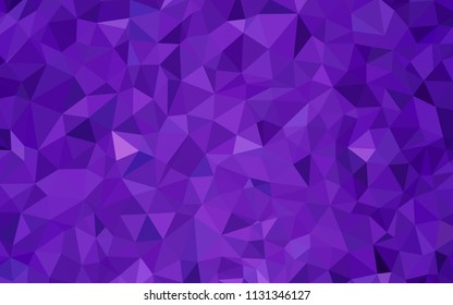 Light Purple vector abstract polygonal background. Colorful illustration in polygonal style with gradient. Pattern for a brand book's backdrop.