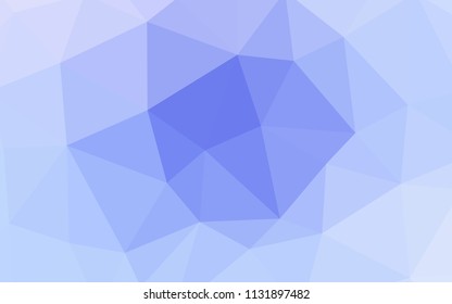 Light Purple vector abstract polygonal background. Shining colorful illustration with triangles. Template for cell phone's backgrounds.