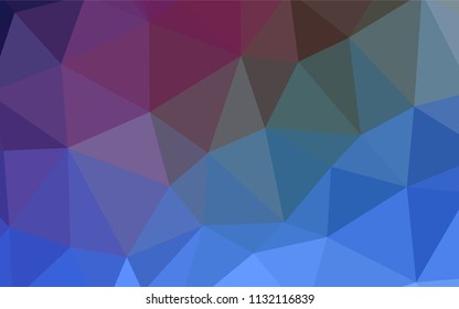 Light Purple vector abstract polygonal pattern. Modern abstract illustration with triangles. Completely new template for your banner.