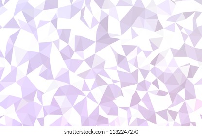 Light Purple vector abstract polygonal background. Colorful illustration in polygonal style with gradient. New template for your brand book.