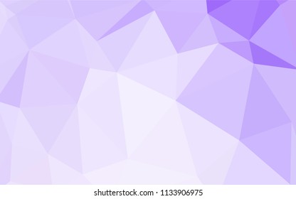 Light Purple vector abstract polygonal template. Polygonal abstract illustration with gradient. A new texture for your web site.
