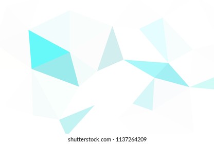 Light Purple vector abstract polygonal template. Modern abstract illustration with triangles. A new texture for your web site.
