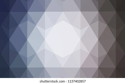 Light Purple vector abstract polygonal pattern. Creative geometric illustration in Origami style with gradient. A completely new design for your leaflet.