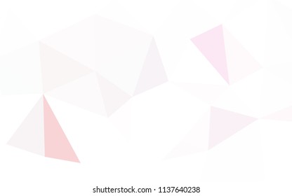 Light Purple vector abstract polygonal background. Shining colorful illustration with triangles. Polygonal design for your web site.