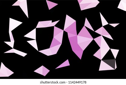 Light Purple vector abstract polygonal texture. An elegant bright illustration with gradient. Brand new style for your business design.