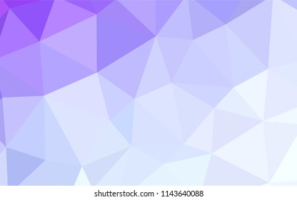 Light Purple vector abstract polygonal background. A completely new color illustration in a polygonal style. Pattern for a brand book's backdrop.