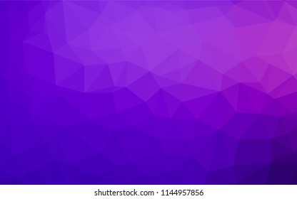 Light Purple vector abstract polygonal cover. A completely new color illustration in a vague style. The elegant pattern can be used as part of a brand book.
