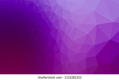 Light Purple vector abstract polygonal texture. A vague abstract illustration with gradient. A new texture for your design.