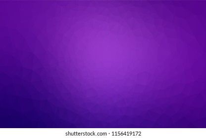 Light Purple vector abstract polygonal texture. A sample with polygonal shapes. A completely new design for your business.