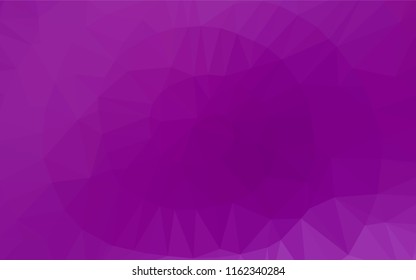 Light Purple vector abstract polygonal layout. An elegant bright illustration with gradient. A completely new template for your business design.