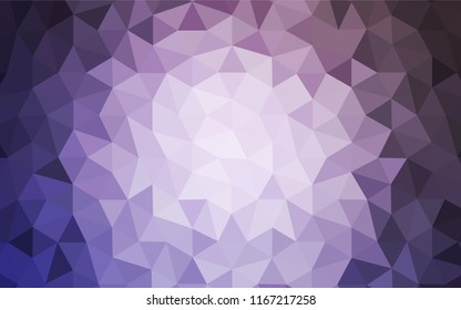 Light Purple vector abstract polygonal background. Colorful illustration in polygonal style with gradient. Template for cell phone's backgrounds.