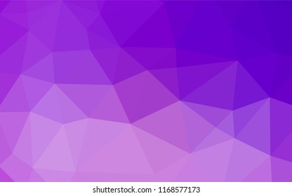 Light Purple vector abstract polygonal texture. A vague abstract illustration with gradient. The template can be used as a background for cell phones.