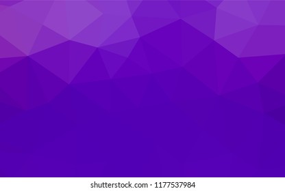 Light Purple vector abstract polygonal cover. A completely new color illustration in a vague style. Brand new style for your business design.