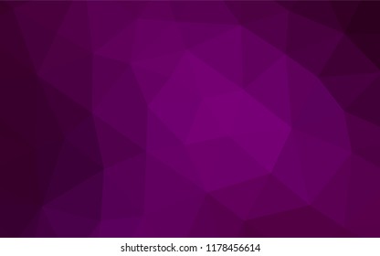 Light Purple vector abstract polygonal cover. Geometric illustration in Origami style with gradient.  The textured pattern can be used for background.