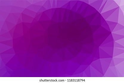 Light Purple vector abstract polygonal texture. A completely new color illustration in a vague style. The elegant pattern can be used as part of a brand book.