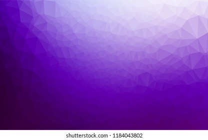 Light Purple vector abstract polygonal layout. A vague abstract illustration with gradient. The template can be used as a background for cell phones.