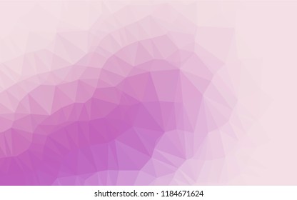 Light Purple vector abstract polygonal texture. Creative geometric illustration in Origami style with gradient. A completely new design for your business.