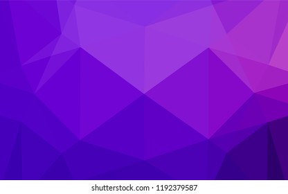 Light Purple vector abstract polygonal texture. An elegant bright illustration with gradient. Brand new design for your business.
