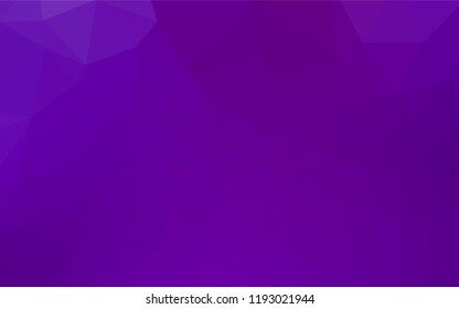 Light Purple vector abstract polygonal cover. A vague abstract illustration with gradient. A new texture for your design.