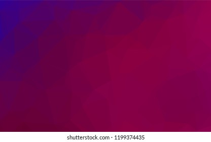 Light Purple vector abstract polygonal cover. Shining illustration, which consist of triangles. The elegant pattern can be used as part of a brand book.