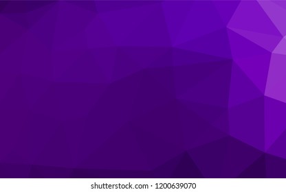 Light Purple vector abstract polygonal texture. Colorful illustration in abstract style with gradient. Brand new style for your business design.