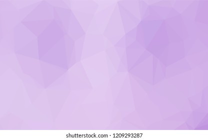 Light Purple vector abstract polygonal layout. A vague abstract illustration with gradient. The template can be used as a background for cell phones.