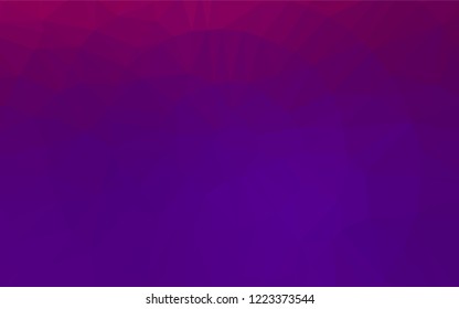 Light Purple vector abstract polygonal layout. Colorful illustration in abstract style with gradient. Brand new design for your business.