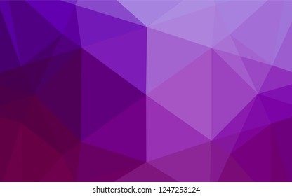 Light Purple vector abstract polygonal cover. An elegant bright illustration with gradient. The completely new template can be used for your brand book.