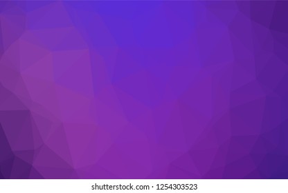Light Purple vector abstract polygonal texture. An elegant bright illustration with gradient. Brand new design for your business.