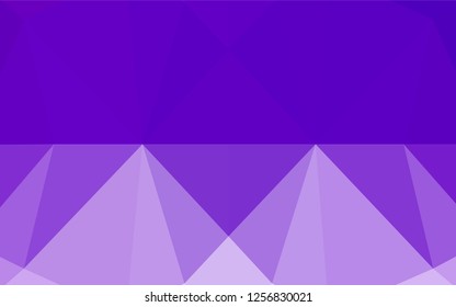 Light Purple vector abstract polygonal texture. Colorful illustration in abstract style with gradient. Brand new style for your business design.