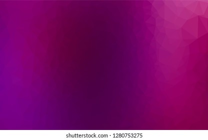 Light Purple vector abstract polygonal texture. Shining colored illustration in a Brand new style. A completely new template for your business design.
