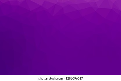 Light Purple vector abstract polygonal texture. A vague abstract illustration with gradient. Template for your brand book.