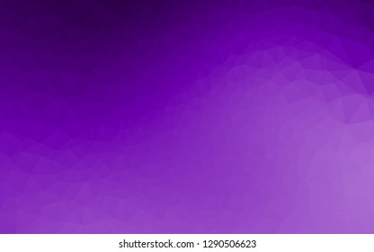 Light Purple vector abstract polygonal cover. Colorful illustration in abstract style with gradient. Textured pattern for background.