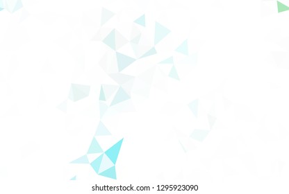 Light Purple vector abstract polygonal background. A sample with polygonal shapes. Best triangular design for your business.