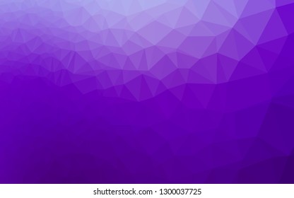 Light Purple vector abstract polygonal layout. Colorful abstract illustration with gradient. Elegant pattern for a brand book.