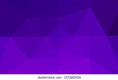 Light Purple vector abstract polygonal cover. Colorful illustration in Origami style with gradient.  Brand new style for your business design.