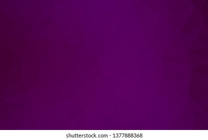 Light Purple vector abstract polygonal cover. Colorful illustration in Origami style with gradient.  Brand new design for your business.