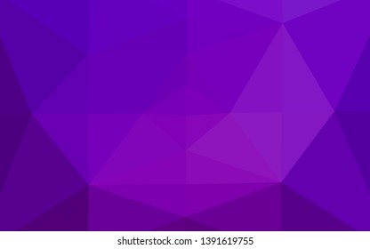 Light Purple vector abstract polygonal cover. Colorful abstract illustration with gradient. Template for a cell phone background.