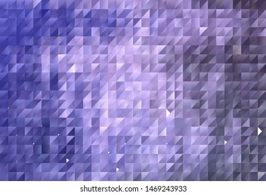 Light Purple vector abstract polygonal template. Colorful illustration in polygonal style with gradient. New template for your brand book.