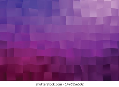 Light Purple vector abstract polygonal layout. Colorful illustration in abstract style with gradient. Brand new style for your business design.