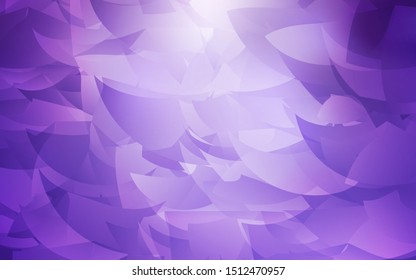Light Purple vector abstract polygonal pattern. Geometric illustration in Origami style with gradient.  Template for cell phone's backgrounds.
