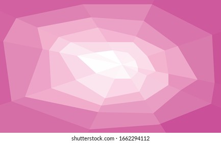 Hellviolette Vektorillustration abstraktes polygonales Muster. Leuchtende Illustration, die aus Dreiecken besteht. Wellenstil
