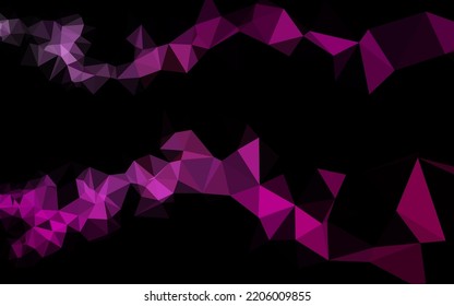 Light Purple vector abstract polygonal texture. An elegant bright illustration with gradient. Elegant pattern for a brand book.