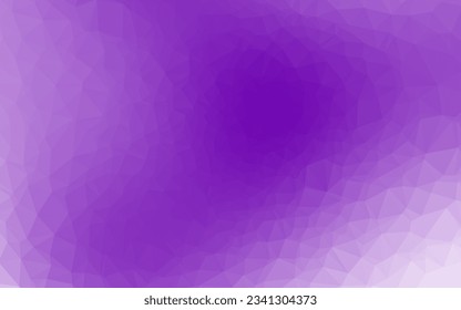 Hellviolettes, abstraktes polygonales Layout mit Vektorgrafik. Geometrische Abbildung im Origami-Stil mit Farbverlauf. Das beste Dreiecksdesign für Ihr Unternehmen.