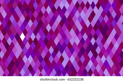 Light Purple vector abstract polygonal template. Brand-new colored illustration in blurry style with gradient. Triangular pattern for your business design.