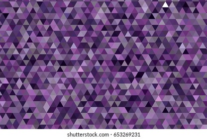 Light Purple vector abstract polygonal pattern. An elegant bright illustration with gradient. The textured pattern can be used for background.