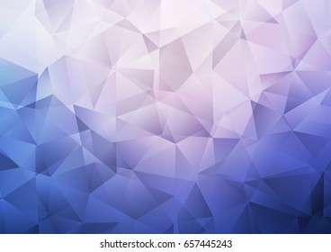 Light Purple vector abstract polygonal background. A completely new color illustration in a vague style. A new texture for your design.