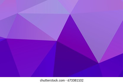 Light Purple vector abstract polygonal pattern. Colorful illustration in abstract style with gradient. The elegant pattern can be used as part of a brand book.