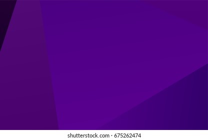Light Purple vector abstract polygonal background. Shining illustration, which consist of triangles. A new texture for your design.